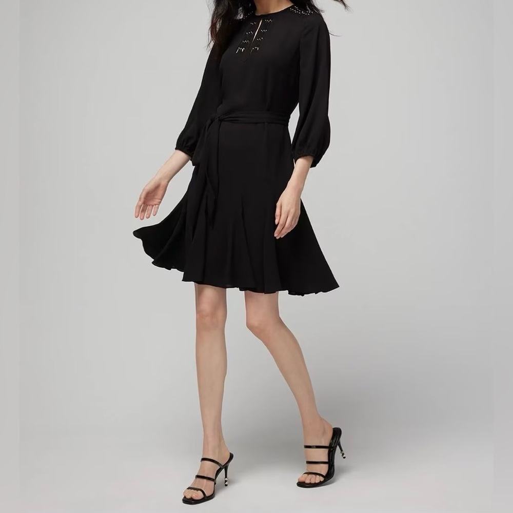Brand new WHBM Beaded Godet Dress